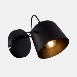 Светильник настенный EVOLUCE Черный/Черный E27 1*40W           SLE1805-401-01
