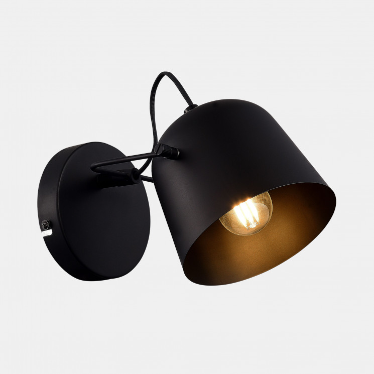 Светильник настенный EVOLUCE Черный/Черный E27 1*40W           SLE1805-401-01