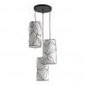 Светильник подвесной ST Luce Черный/Бежевый E27 3*60W          SL6228.403.03