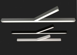 Накладной светодиодный светильник Donolux DL18516C041B77 150 см 76,8W