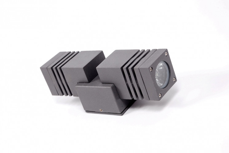 Настенный уличный(фасадный) светильник YAOHUALUX W78052 Gr TUBE LED