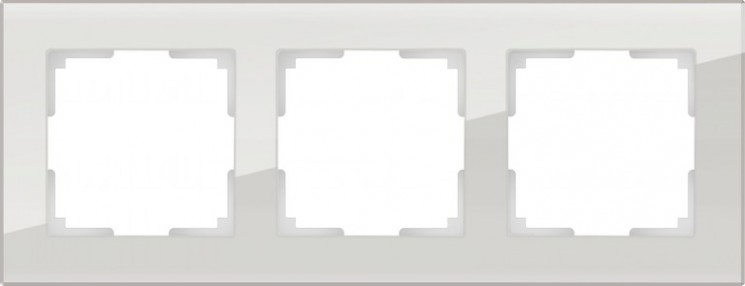 Рамка на 3 поста Werkel W0031117 (Favorit WL01-Frame-03 Дымчатый)