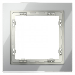 Рамка 1 пост VOLTUM VLS110105 сталь