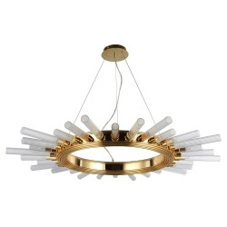 Подвесная люстра Crystal Lux Fair SP15 Gold D1000