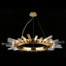 Подвесная люстра Crystal Lux Fair SP15 Gold D1000
