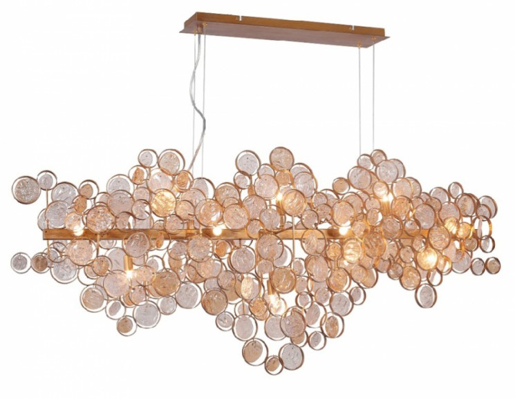 Люстра Crystal Lux DESEO SP15 L1400 GOLD