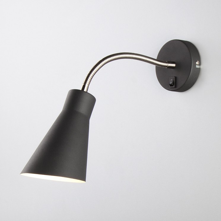 Настенный светильник Eurosvet 70080/1 черный Pronto