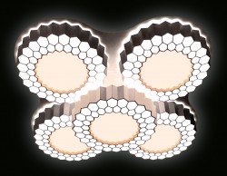 Управляемый светодиодный светильник Ambrella light ORBITAL HI-TECH  FH13/5 WH 160W D550*550