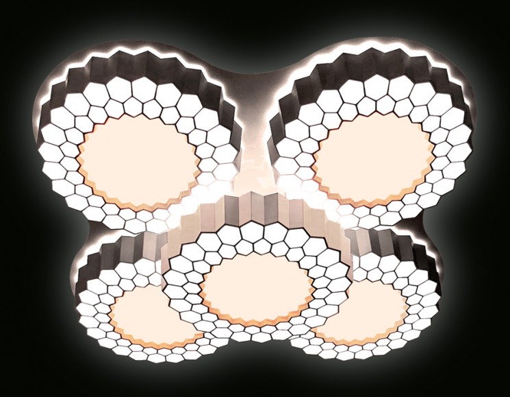 Управляемый светодиодный светильник Ambrella light ORBITAL HI-TECH  FH13/5 WH 160W D550*550