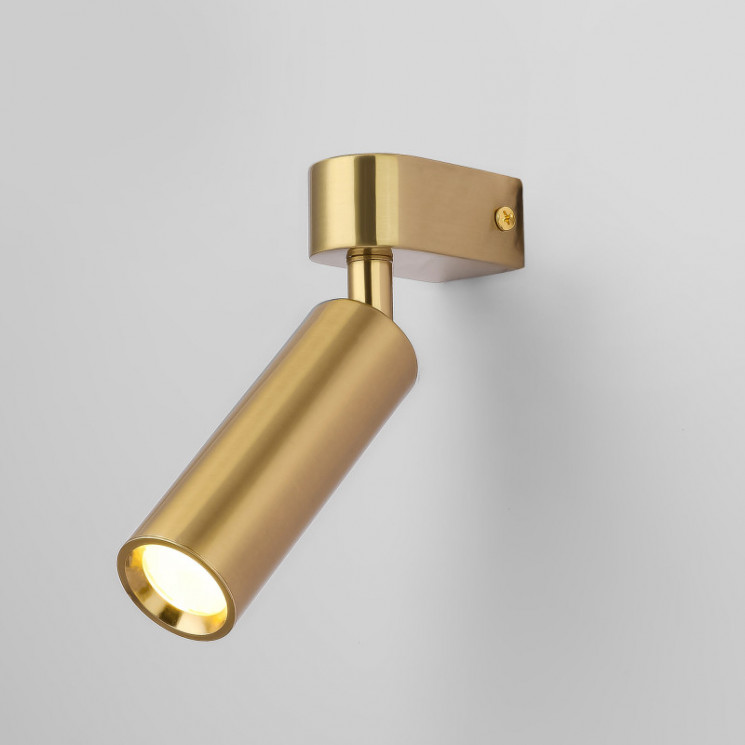 Настенный светильник Eurosvet 20143/1 LED латунь Pitch