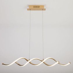 Подвесной светильник  Eurosvet Leavi 90074/1 патинированное золото