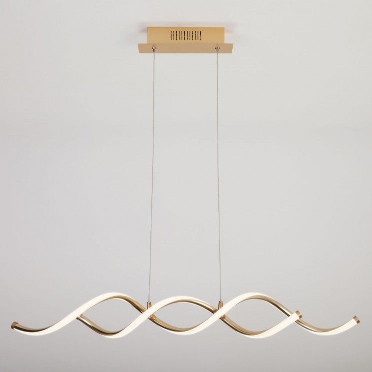 Подвесной светильник  Eurosvet Leavi 90074/1 патинированное золото