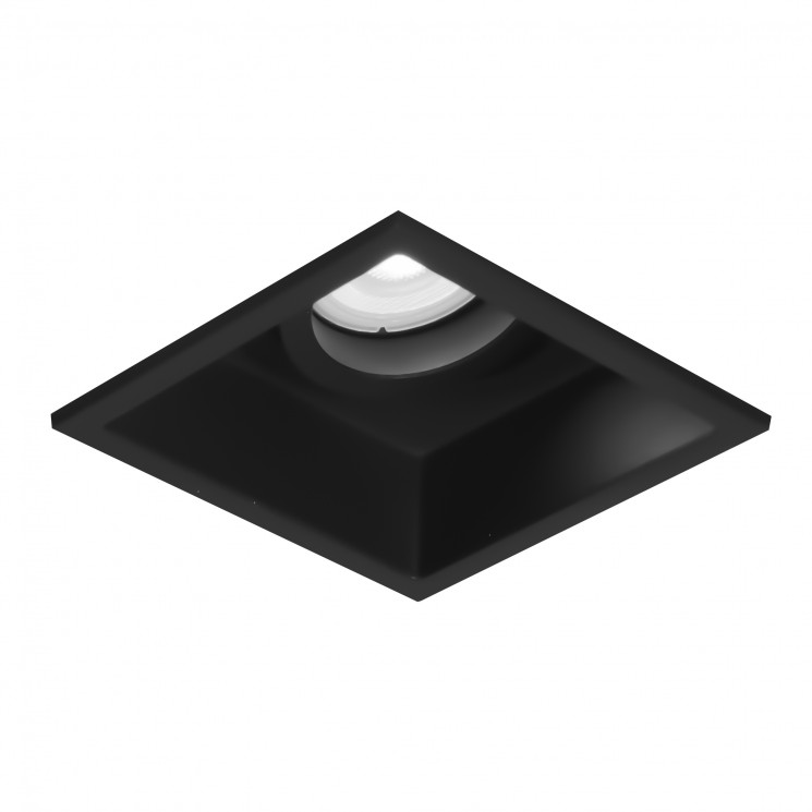 Встраиваемый светильник ST Luce Черный GU10 1*50W IP20 L91,5xW91,5xH5,2 220V Без ламп      ST261.418.01