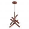 Светильник подвесной ST Luce терракотовый/прозрачный LED 4*43W 4000K         SL1018.613.04