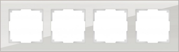 Рамка на 4 поста Werkel W0041117 (Favorit WL01-Frame-04 Дымчатый)