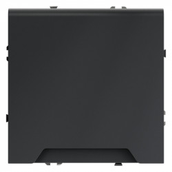 Розетка встраиваемая S70 с заземлением и защитными шторками и крышкой 16А VOLTUM VLS040307 графит