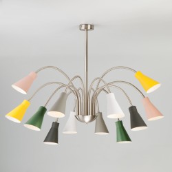 Подвесной светильник Eurosvet 70080/12 сатин-никель Pronto