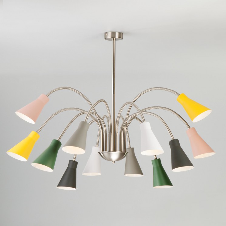 Подвесной светильник Eurosvet 70080/12 сатин-никель Pronto