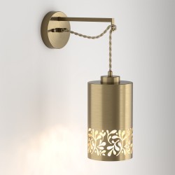 Настенный светильник  Eurosvet Tracery 50071/1В античная бронза