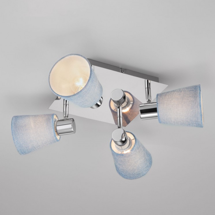 Потолочный светильник  Eurosvet Culver 20080/4 хром/голубой