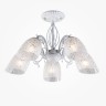 Потолочный светильник  Eurosvet Nimfa 70039/5 белый с серебром