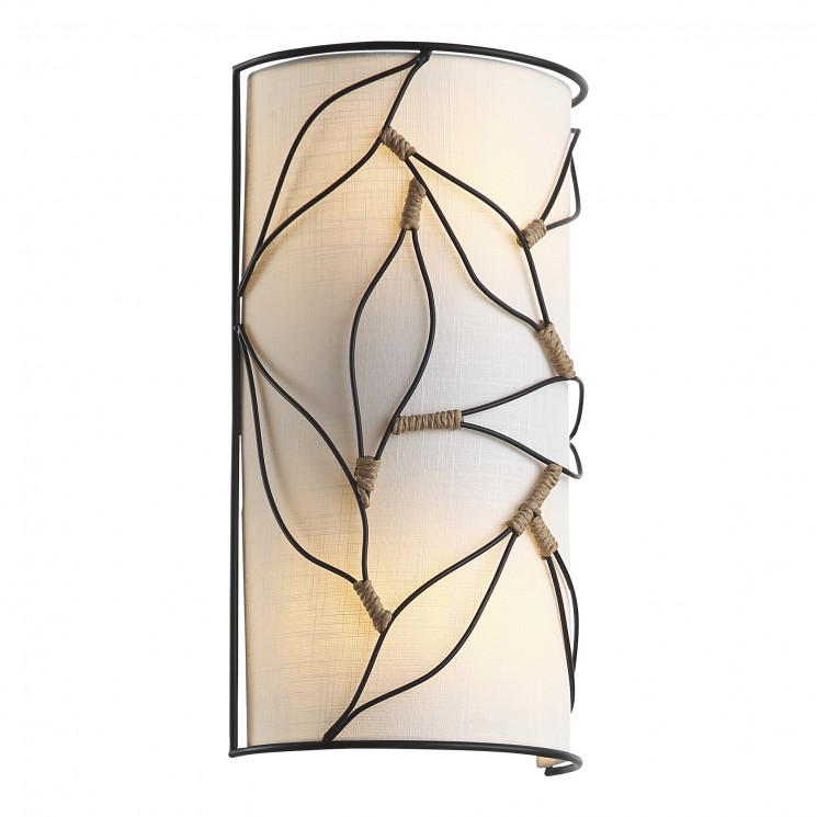 Светильник настенный ST Luce Черный/Бежевый E27 2*60W          SL6228.401.02