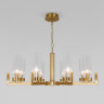 Подвесная люстра Eurosvet 60133/8 латунь Arganie