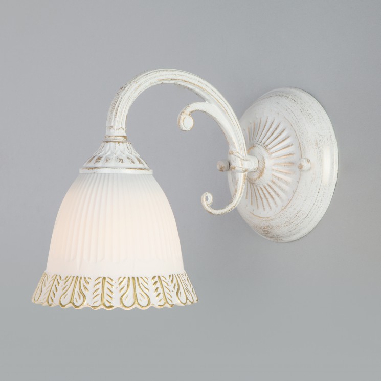 Классическое бра Eurosvet Campina 60107/1 белый с золотом