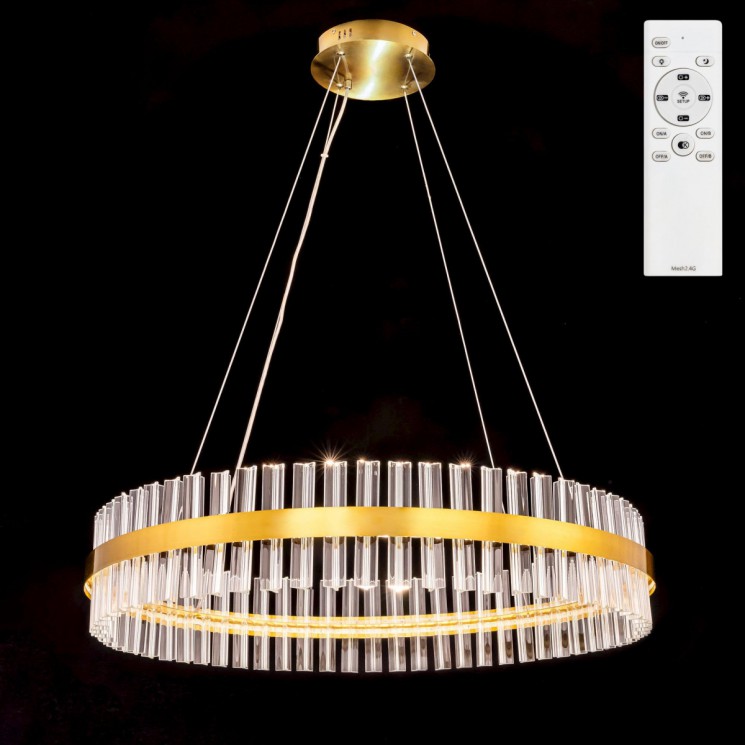 Люстра хрустальная с пультом Citilux Рианна CL337083