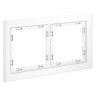 Рамка 2 поста VOLTUM VLS110202 белый матовый