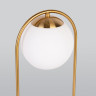 Настольная лампа с круглым плафоном Eurosvet 01138/1 золото Ringo