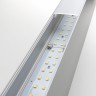 Линейный светодиодный односторонний светильник 128см 25Вт 4200К матовое серебро