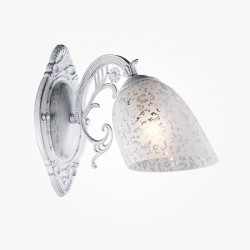 Светильник настенный Eurosvet Nimfa 70039/1 белый с серебром