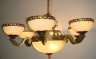 Люстра подвесная Nowodvorski 3364 Attyka D80 H41-145 9хЕ27 Бронза/Стекло матовое(Ск)
