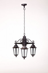 Подвесной уличный светильник YAOHUALUX 79870S/3 Bl PETERSBURG S