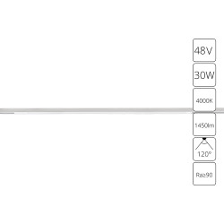 Магнитный трековый светильник Arte Lamp OPTIMA A7265PL-1WH