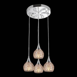 Подвес Eurosvet 50082/4 хром/белый