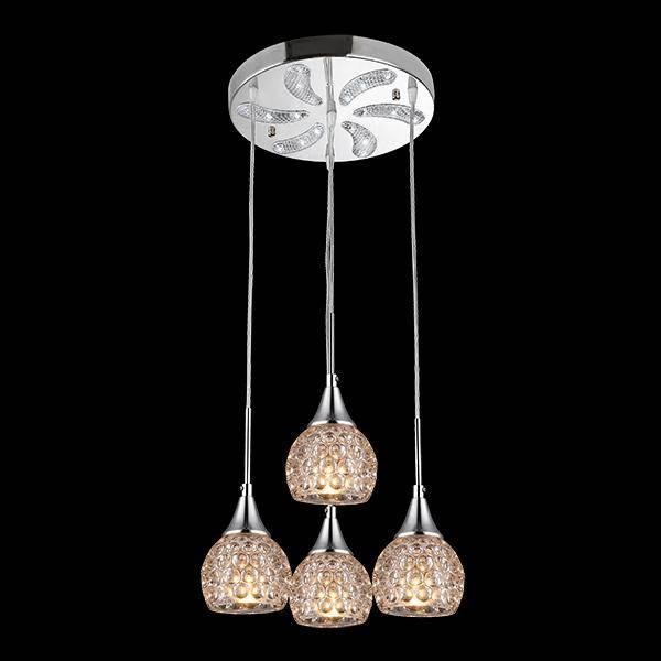 Подвес Eurosvet 50082/4 хром/белый