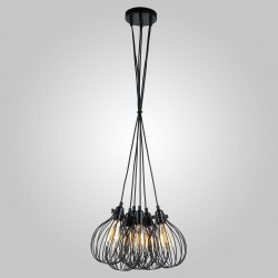 Подвесная люстра Eurosvet Moll 50059/6 черный