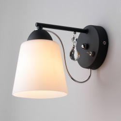Настенный светильник Eurosvet 70094/1 черный Campana