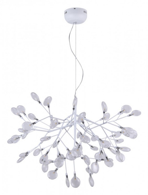 Светильник подвесной Crystal Lux EVITA SP63 WHITE/TRANSPARENT