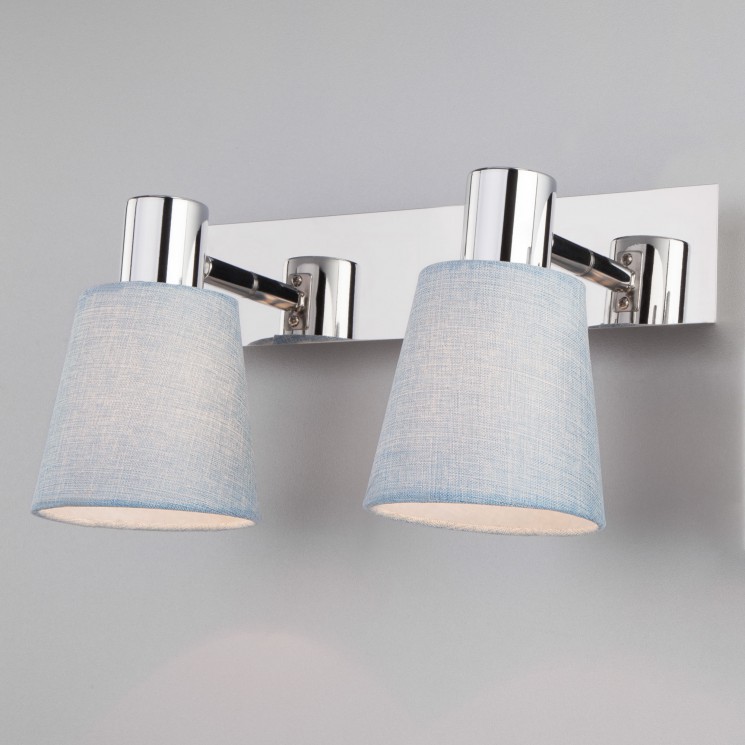 Светильник настенный Eurosvet Culver 20080/2 хром/голубой