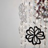 Светильник настенный Eurosvet Flower 10083/2 хром/прозрачный хрусталь Strotskis