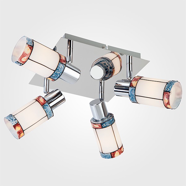 Потолочный светильник  Eurosvet Tiffany 20054/4 хром