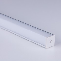 Квадратный алюминиевый профиль для светодиодной ленты Elektrostandard LL-2-ALP009