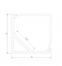 Квадратный алюминиевый профиль для светодиодной ленты Elektrostandard LL-2-ALP009
