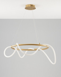 Подвесная люстра Moderli V4080-PL True D60см 36 Вт 4000К Латунь