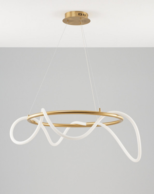 Подвесная люстра Moderli V4080-PL True D60см 36 Вт 4000К Латунь