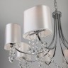 Люстра Eurosvet 10084/8 хром/прозрачный хрусталь Strotskis Cornella