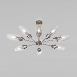 Люстра на штанге Eurosvet 60140/9 сатин-никель Thalia